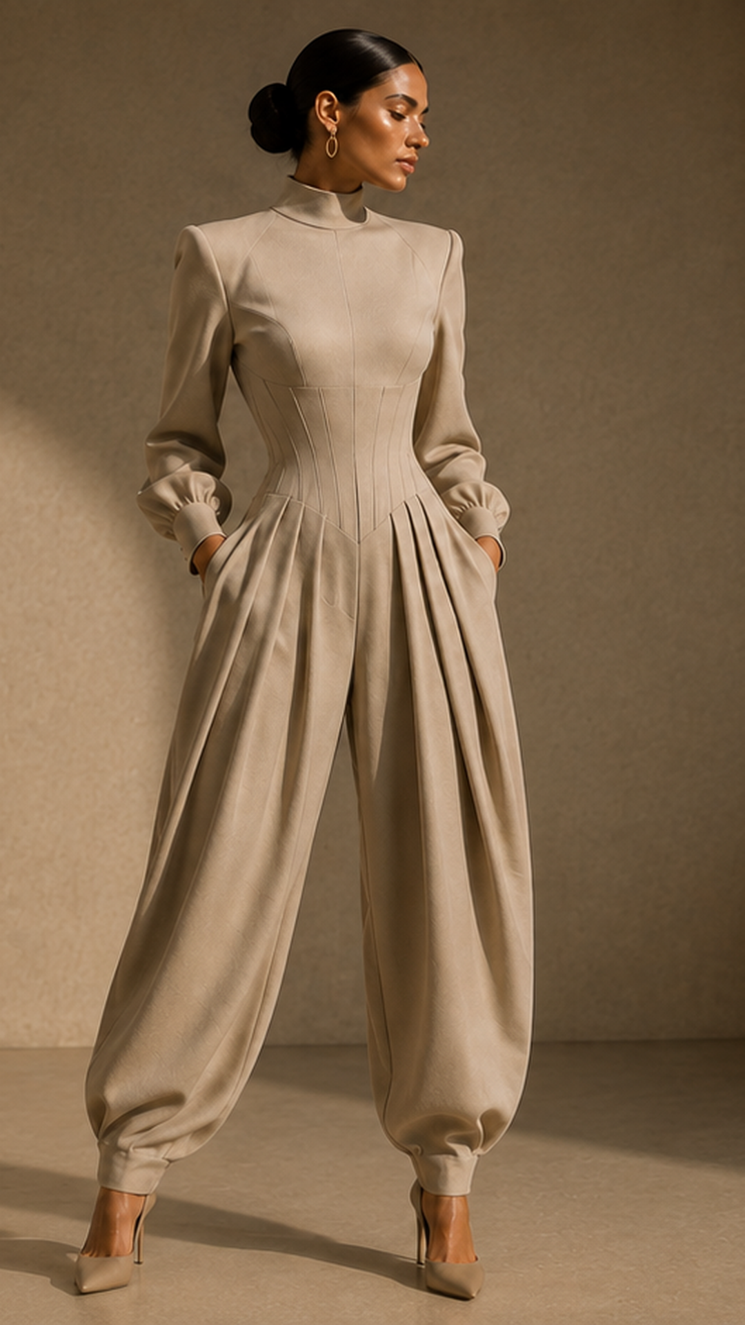 Atelier Michèle — structured jumpsuit editorial